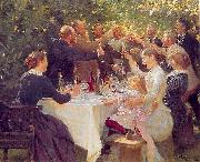 Peder Severin Kroyer Hip hip hooray china oil painting reproduction